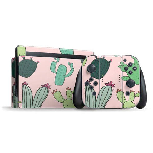 Cactus Print Nintendo Skins